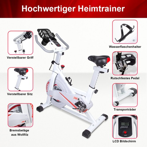 Cyclette 200kg fitness bike - 200kg,